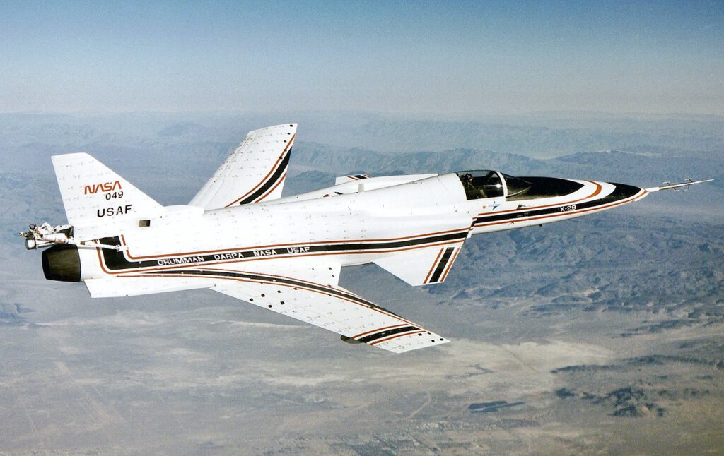 X-29 飛行画像