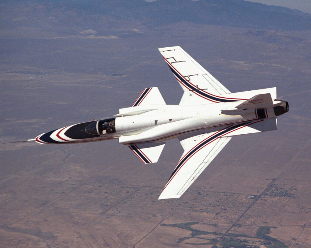 X-29 飛行画像